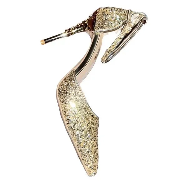 🌳🌟 Big Tree Sparkling Heels - Picture 2 of 7